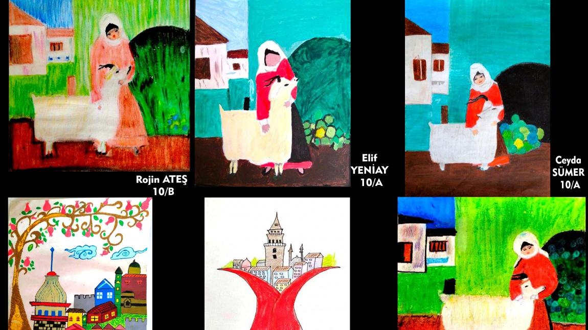 Mesleki Eğitimde 1000 Okul Projesi kapsamında Görsel Sanatlar öğretmenimiz Ayşegül Büşra AKSU' nun okulumuz öğrencileriyle hazırladığı resim sergisi